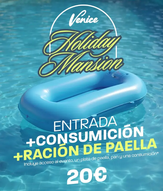 Holiday Mansion (Entrada + Consumición + Paella)
